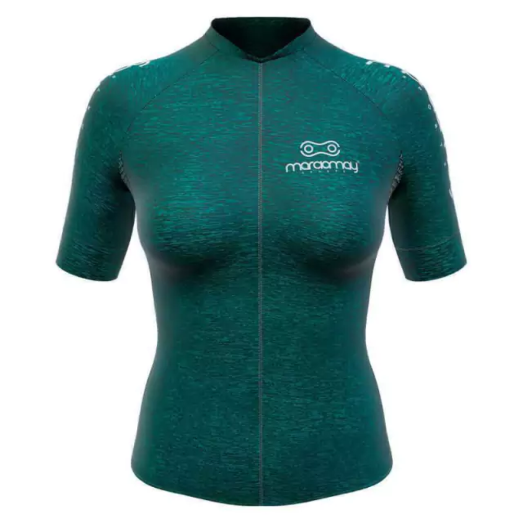 camisa feminina mescla turquesa marcio may