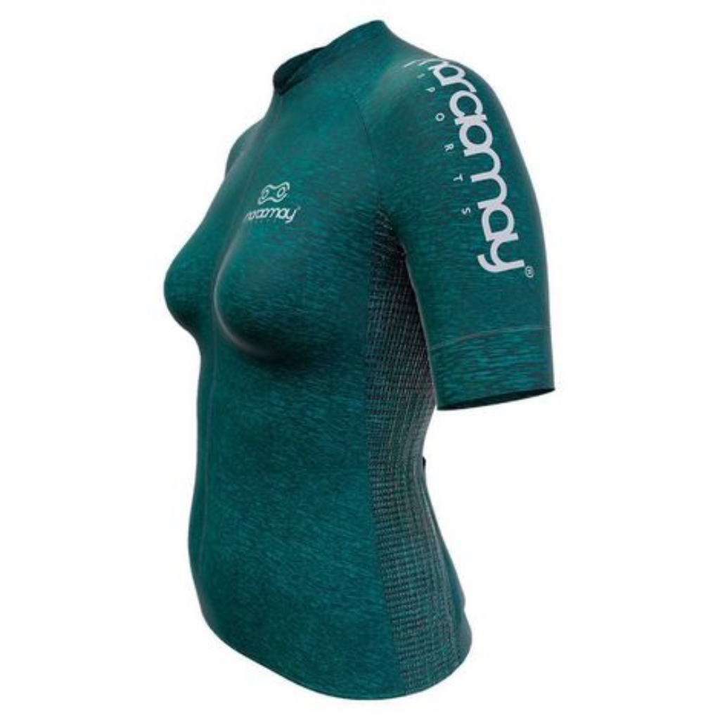 camisa feminina mescla turquesa marcio may 2