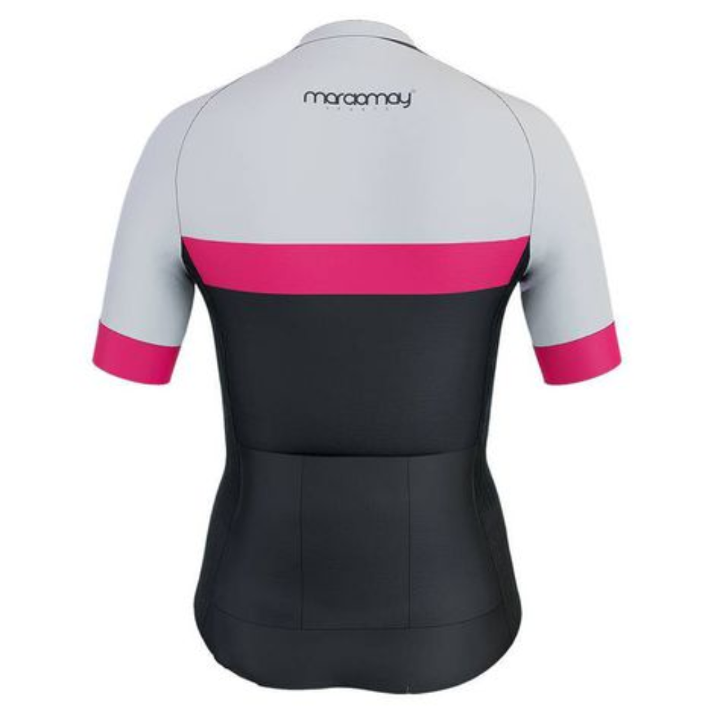 camisa feminina sport pink strip marcio may 3