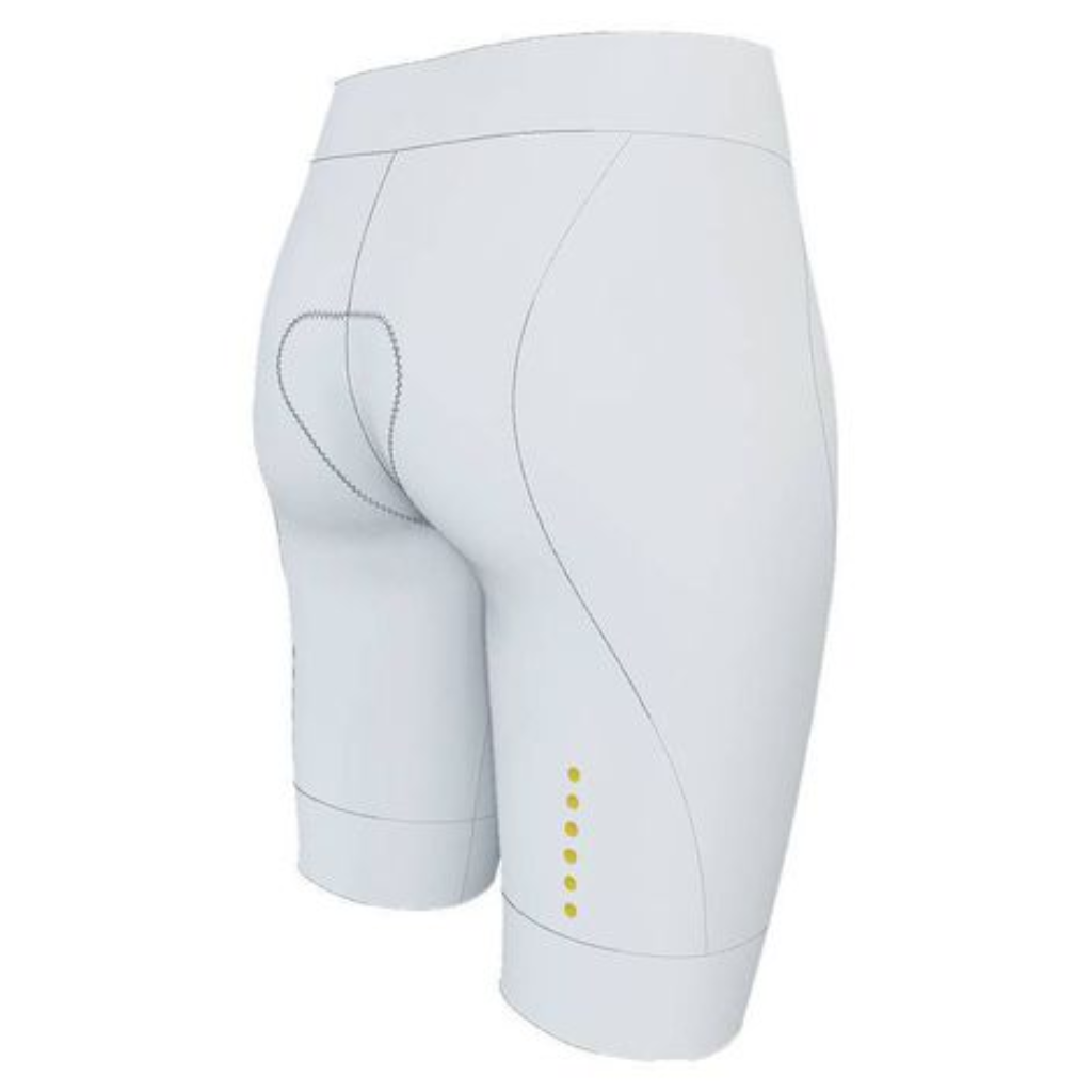 bermuda feminina comfort cos alto branca dourado marcio may 4
