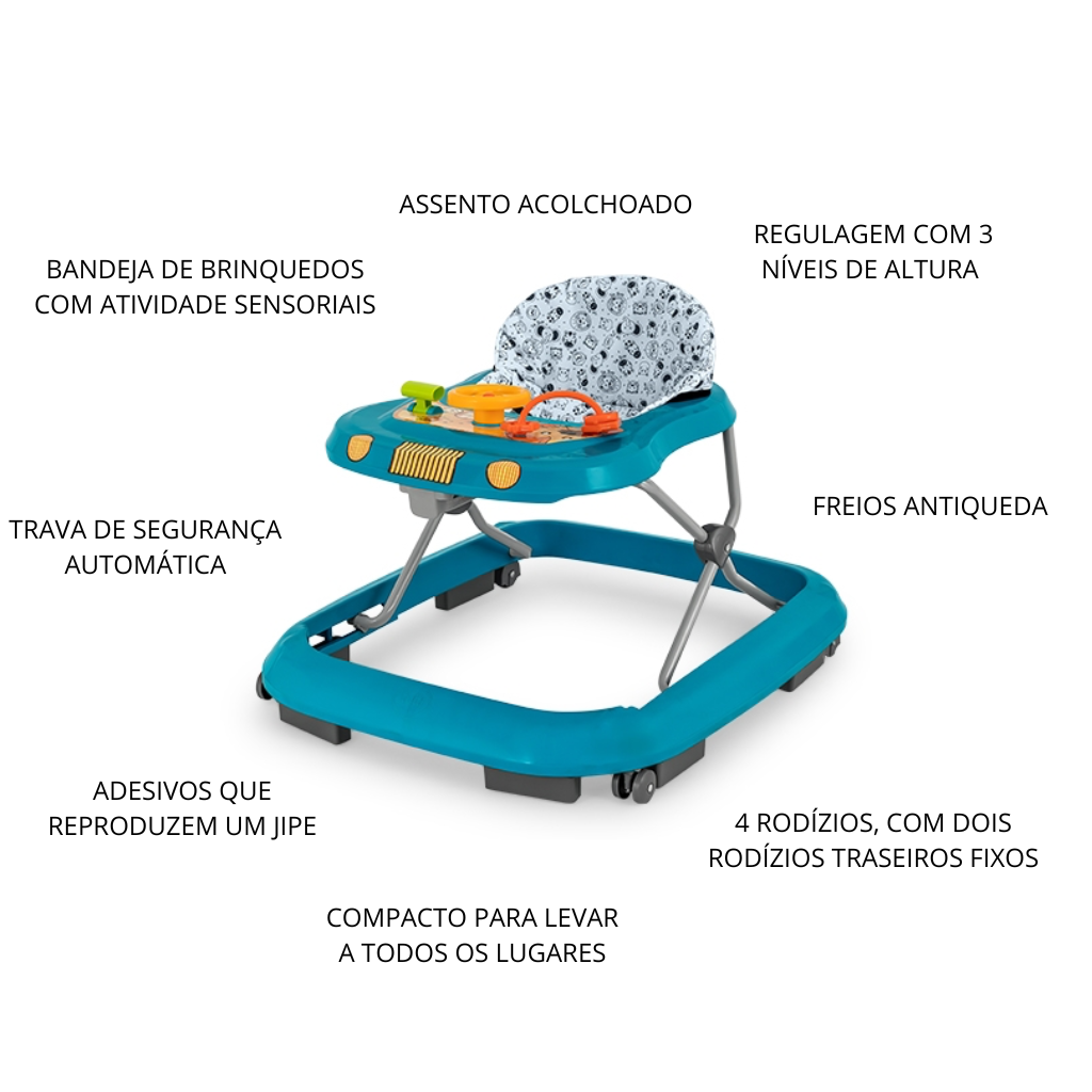 andador safari ii tutti baby