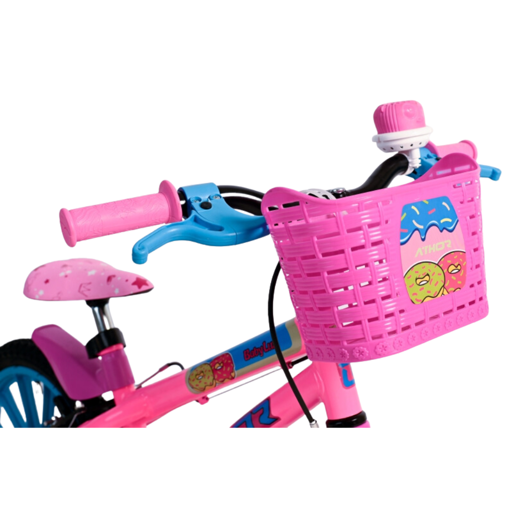 bicicleta infantil baby lux rosa azul athor 5