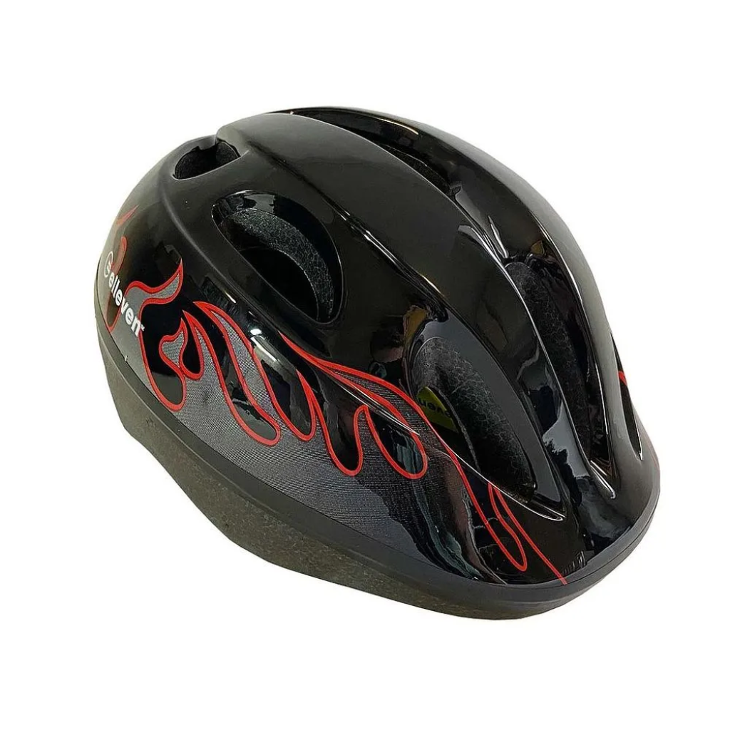 capacete infantil elleven preto