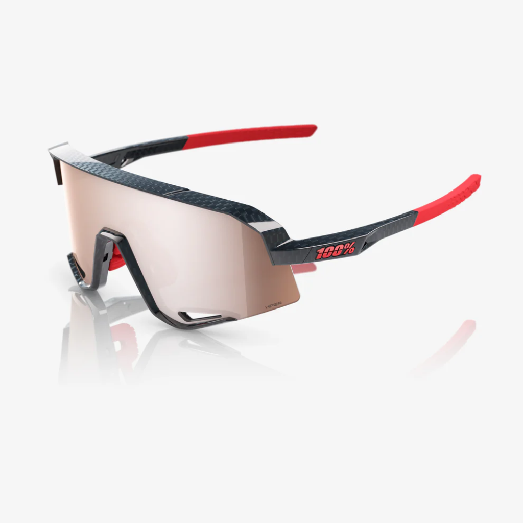 oculos slendale 100 gloss carbon fiber hiper crimson silver mirror