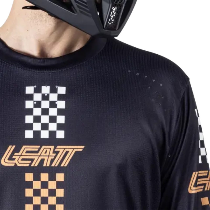 Camisa MTB Enduro 4.0 Preto Manga Longa - Leatt - Bike Alto Vale
