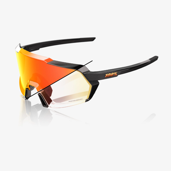 ナポリタン 100% korbin Óculos Ciclismo 100% Korbin Fotocromático Laranja Preto - Bike