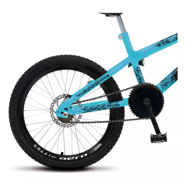 Bicicleta Infantil Aro 20 Skill Boy Freio Disco - ColliAzul Claro