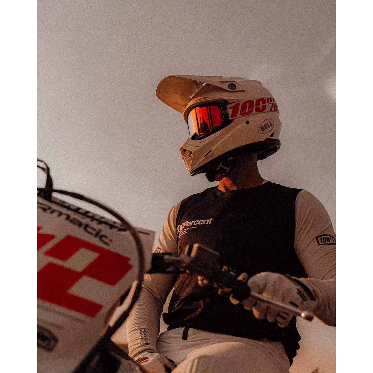 oculos armatic espelhado transparente 100 percent