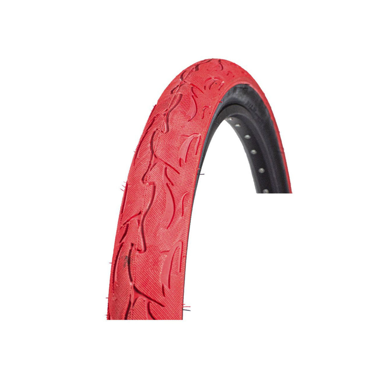 pneu flame aro 26 2 50 colorido vermelho