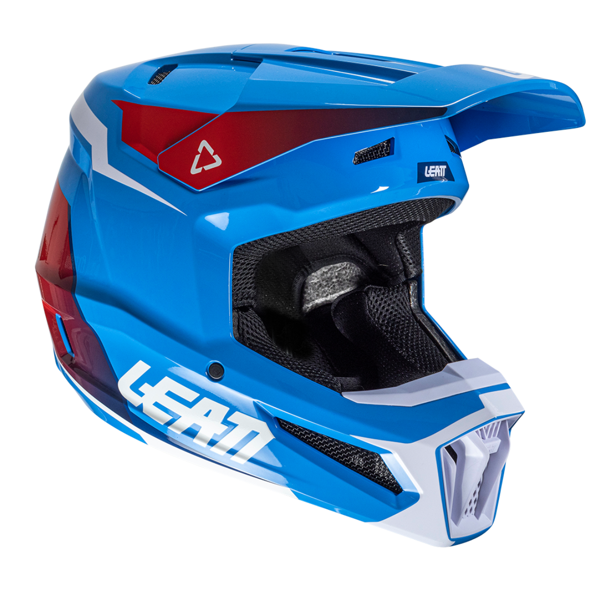 capacete leatt 2 5 moto azul branco royal
