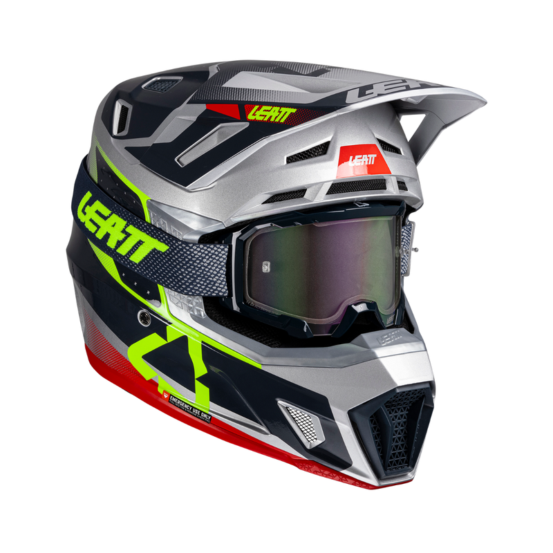 Capacete Leatt 7.5 Com Óculos Preto (Stealth) - Bike Alto Vale