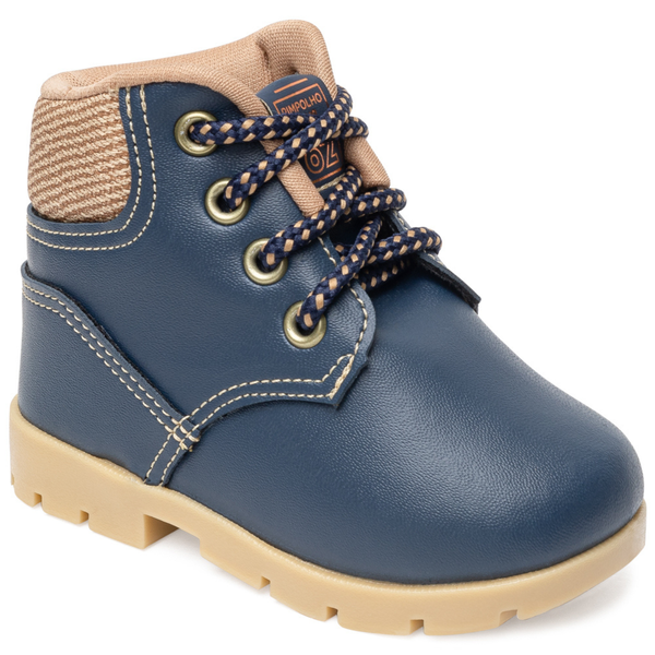 Bota Infantil Aventura Menino Azul Marinho Pimpolho Vale Kids