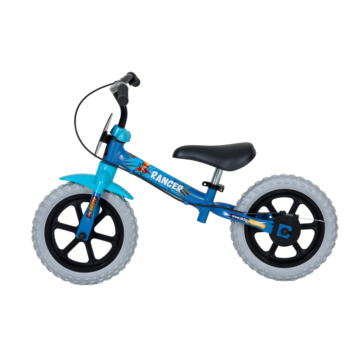 bicicleta balance bike ranger track azul preto