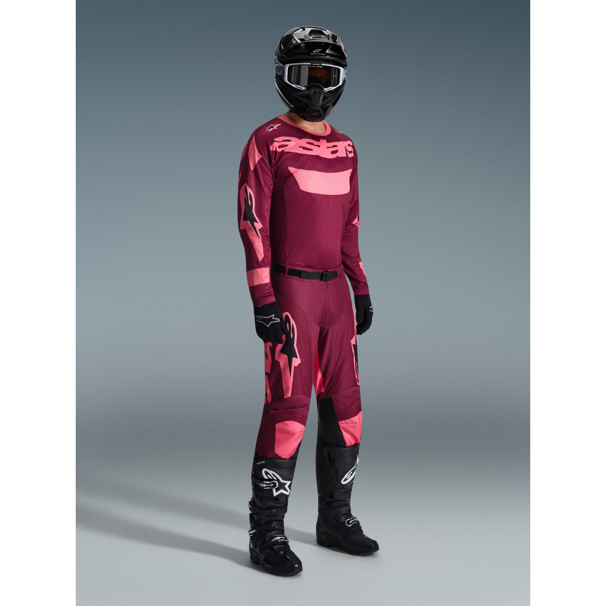 calca alpinestars racer riway vermelho coral 10