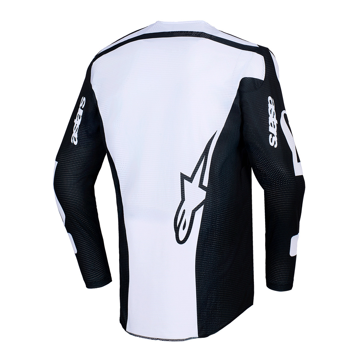 camisa alpinestars racer air way preto branco 2