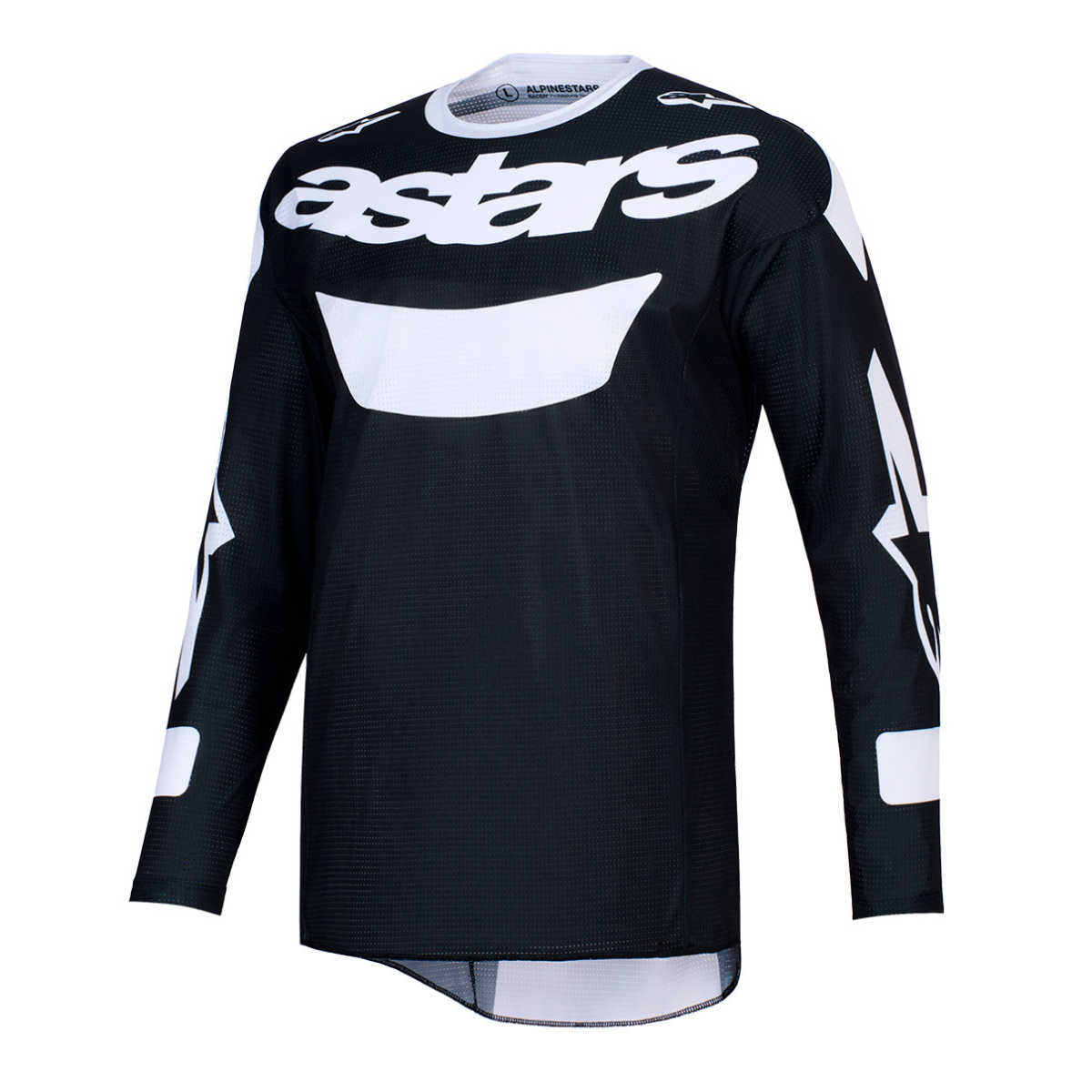 camisa alpinestars racer air way preto branco