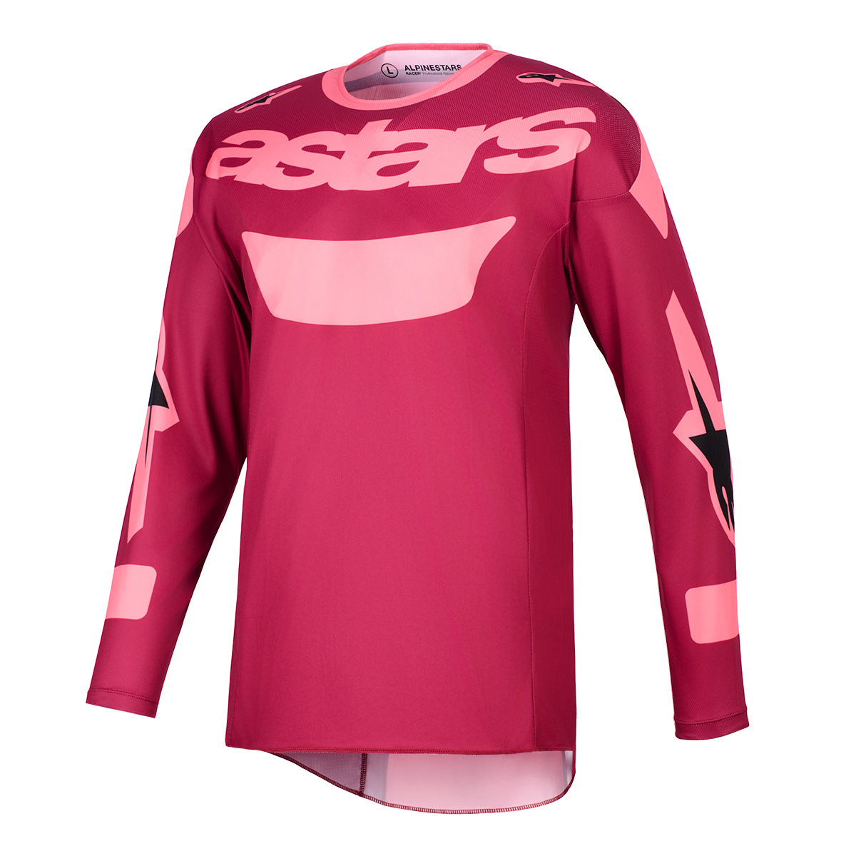 camisa alpinestars racer riway vermelho coral