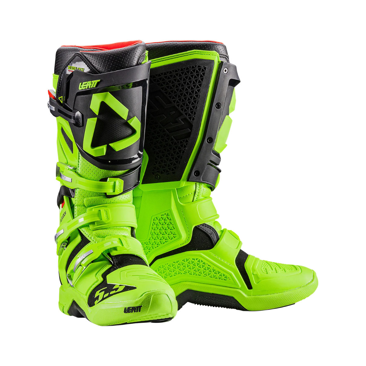 bota 5 5 flexlock leatt amarelo fluor 2
