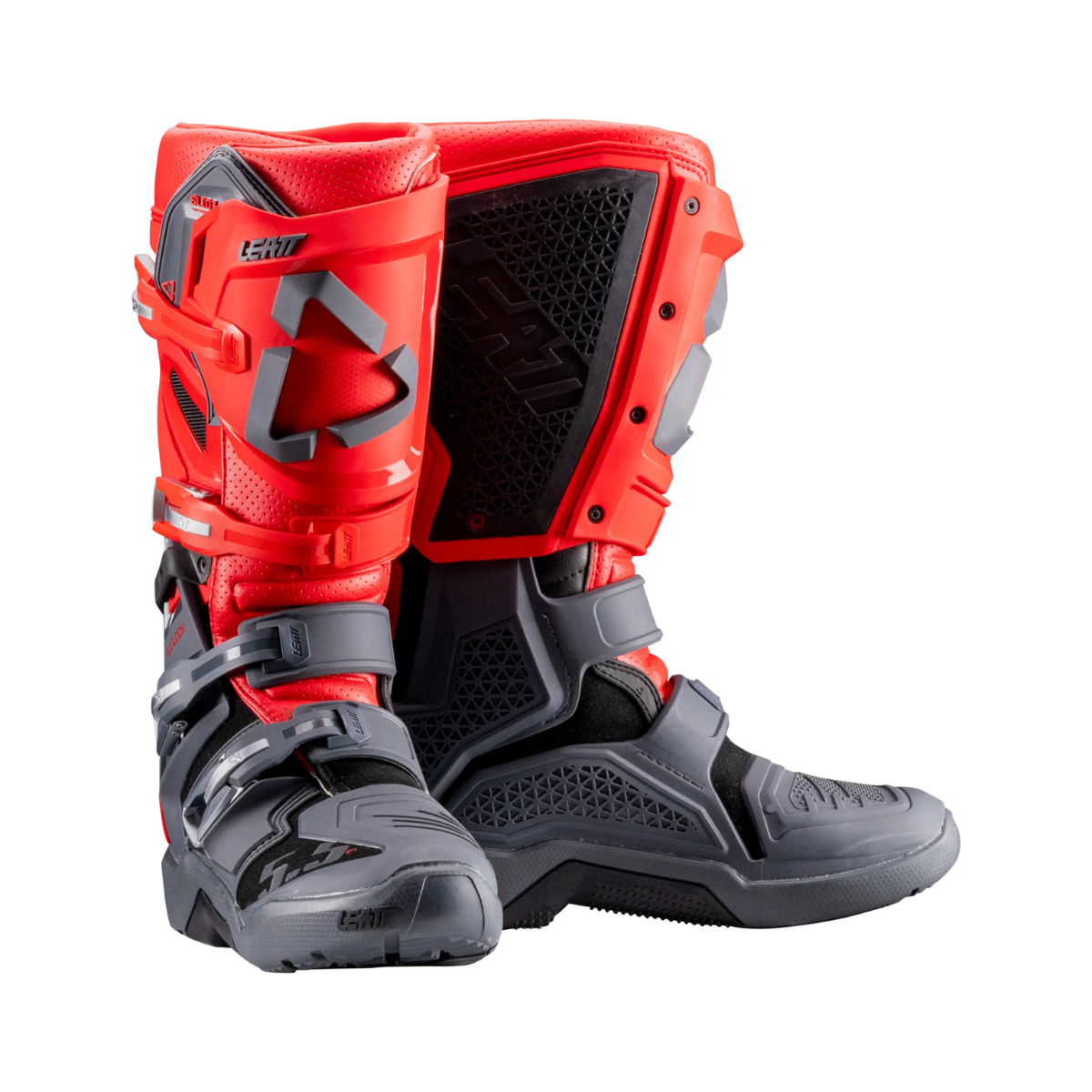 bota flexlock enduro 5 5 leatt vermelho cinza 2