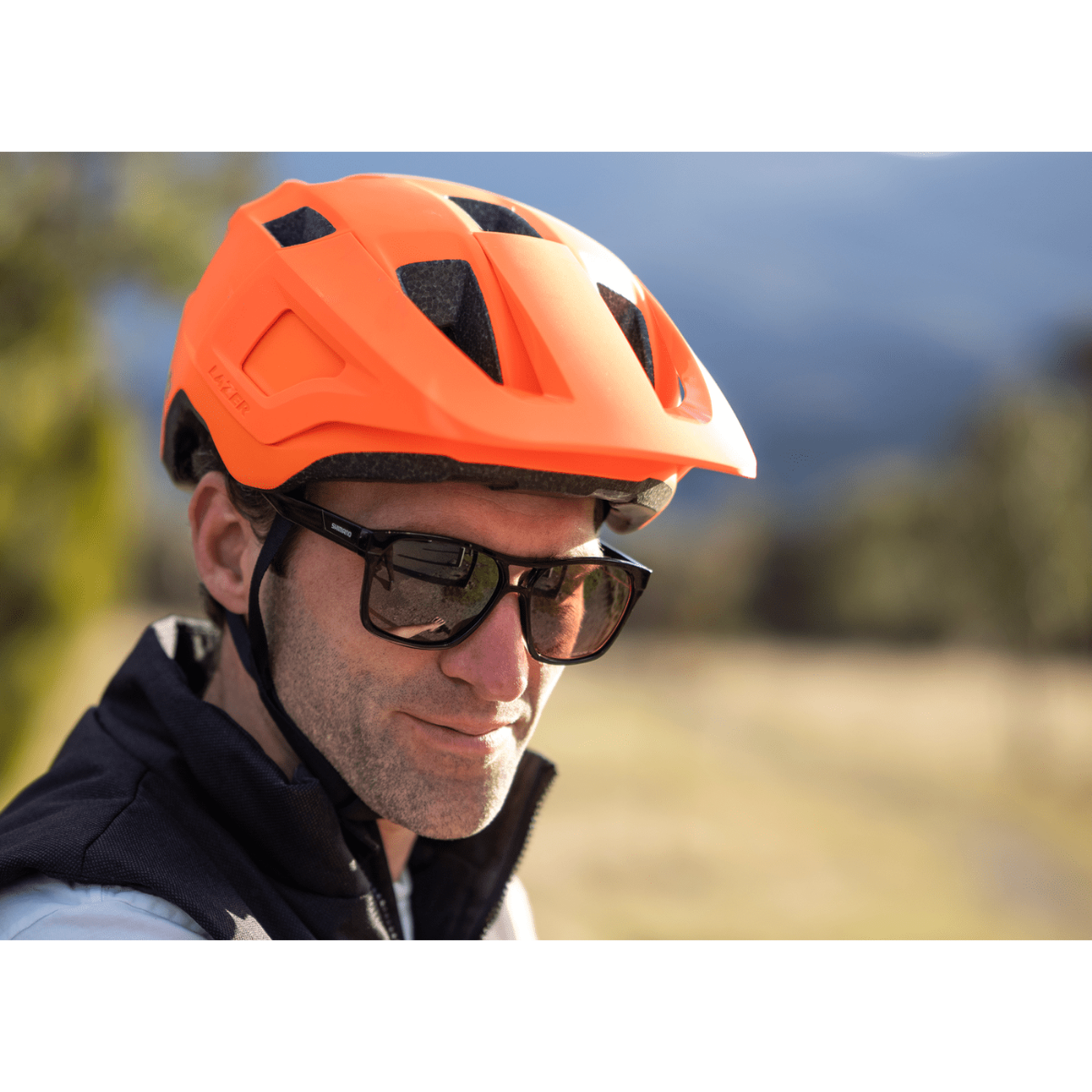 capacete lazer mtb lupo kineticore lazer laranja fosco 7
