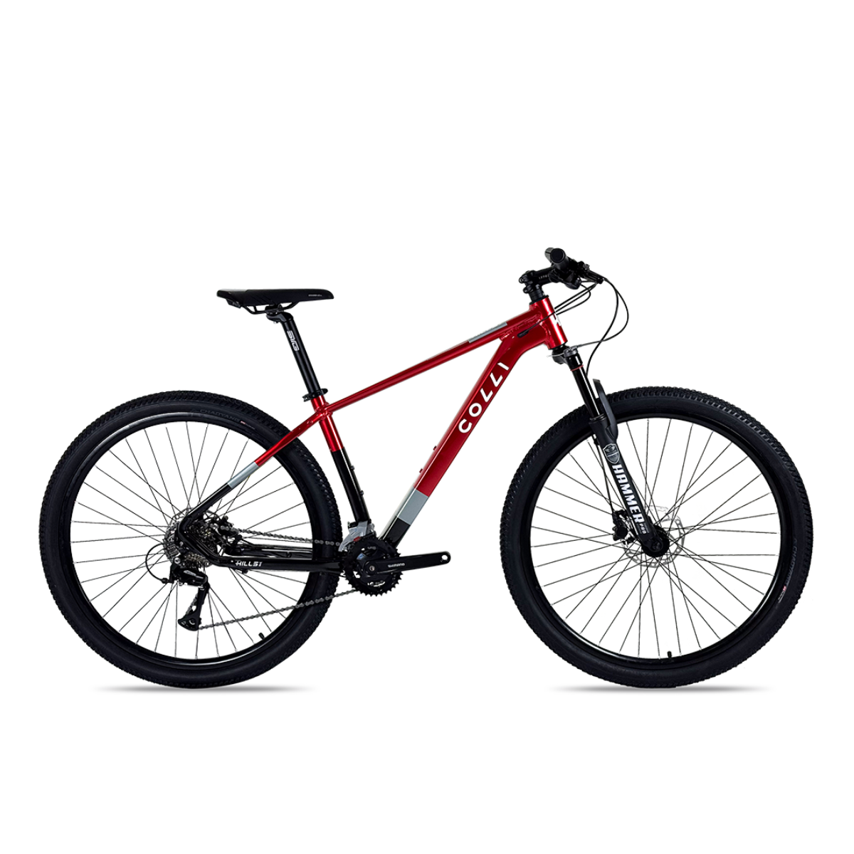 8012 bicicleta colli hills g2 2 8 vermelho prata preto shimano acera