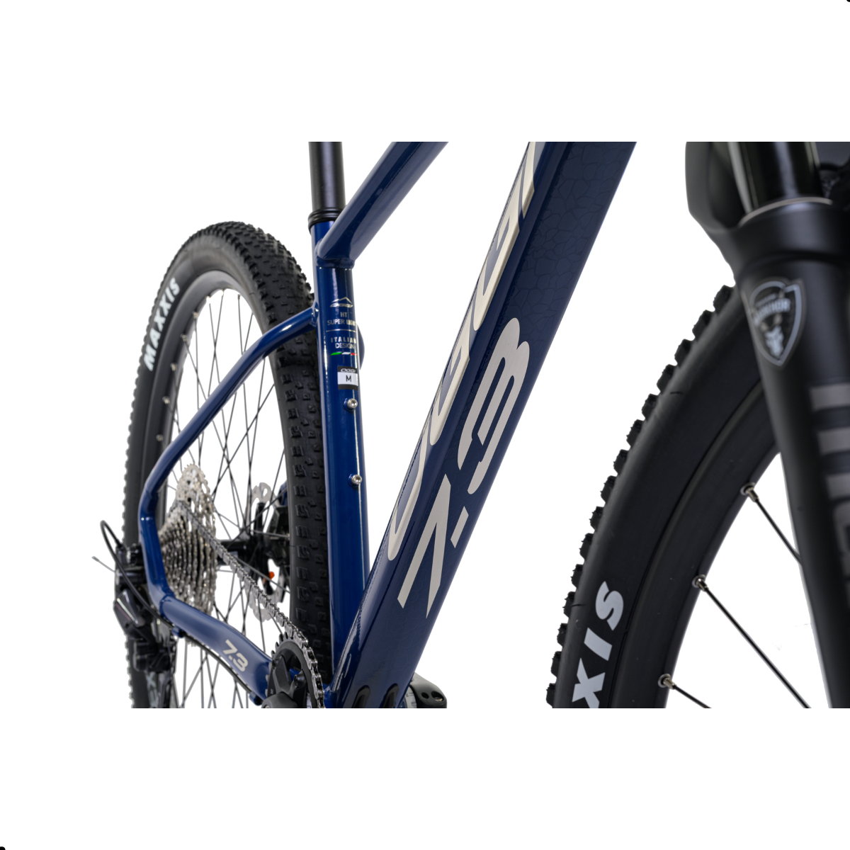 bicicleta big wheel oggi 7 3 deore azul cinza 12v 4